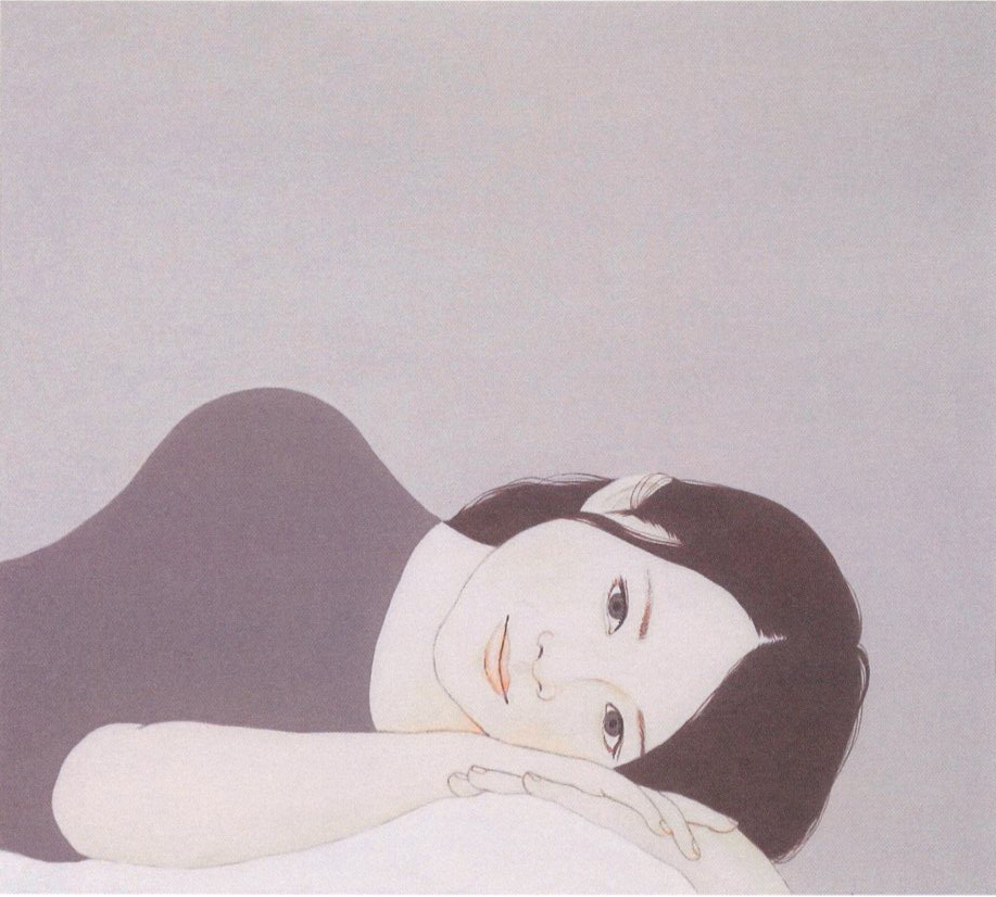 ヒル 優子 作品「Sui」- 削ぎ落としシリーズ（アクリル画）