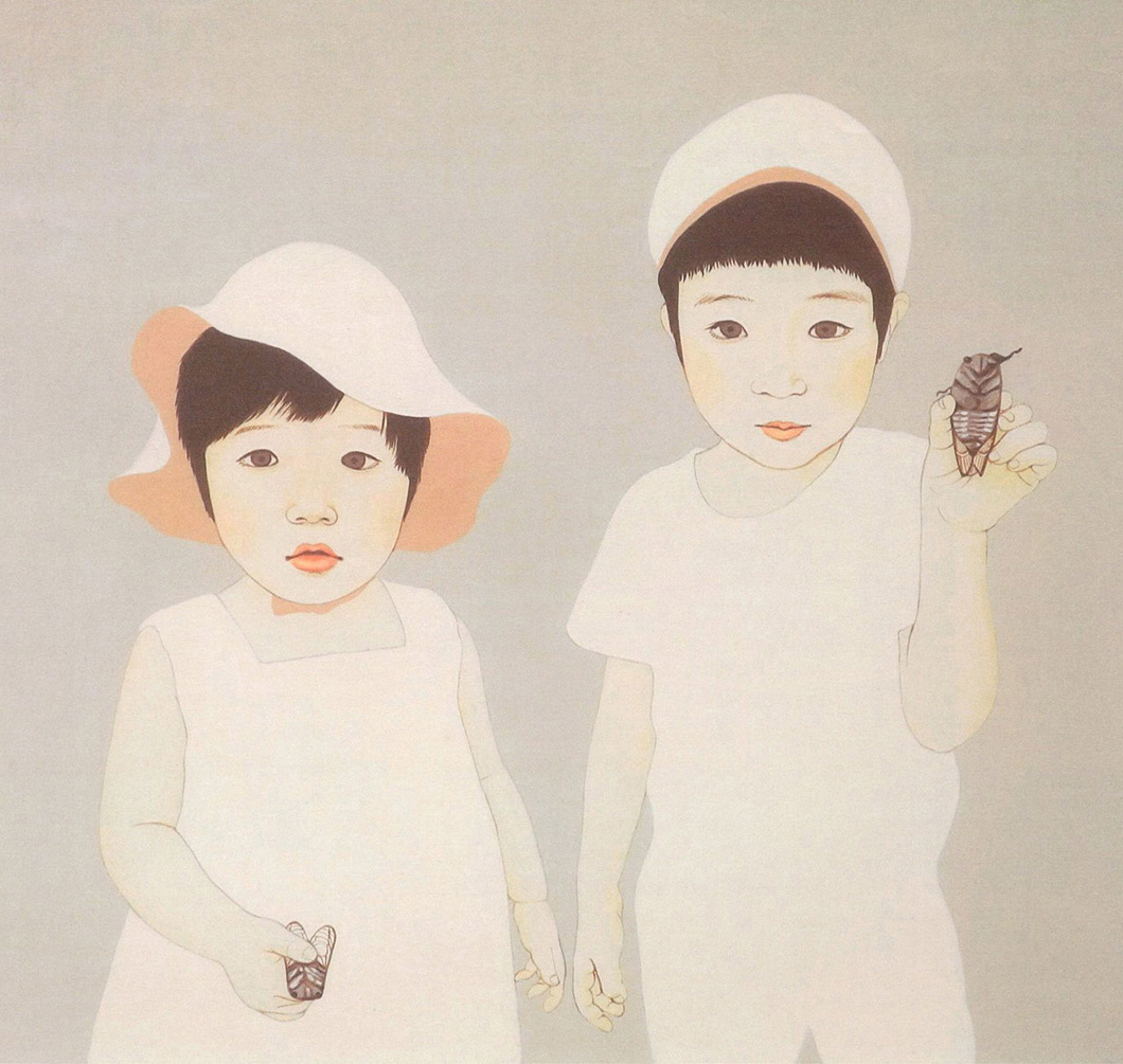 多名賀 優子 出展作品「cicada catching」- 2017年個展