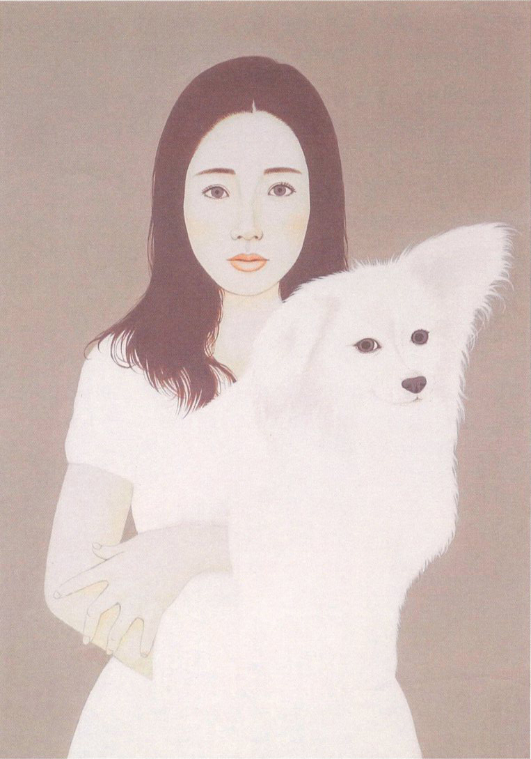 多名賀 優子 出展作品「my dog」- 2017年個展